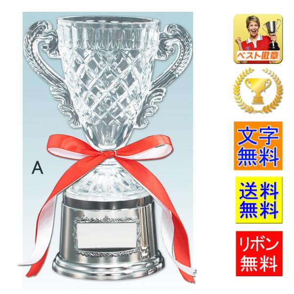 優勝カップ【送料無料＆文字無料】ガラスの優勝カップVC1050-Aサイズ