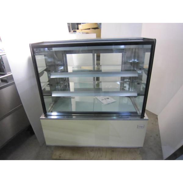 アリガ 冷蔵ショーケース W100×D61×H109cm 三相200V 営業所止め(0221AT