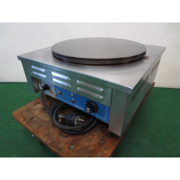 ニチワ 業務用 電気クレープ焼器 CM-410H 単相200V(2)(0315EH)7AY-13