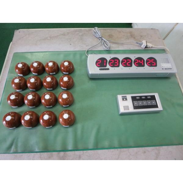 オーダーコールシステム　ベルスター 受信表示機 ナンバー消機 送信機×13個 オーダーコールシステム ベルスター 受信表示機 ナンバー消機