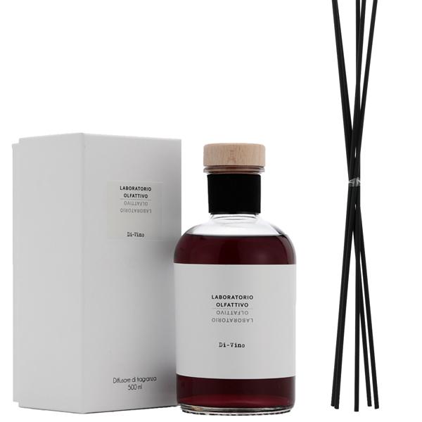 送料無料  ラボラトリオ・オルファティーボ ルームフレグランス ディ・ヴィーノ（赤ワイン） ディフューザー 500ml リード付き 並行輸入品 送料無料 ラボラトリオ・オルファティーボ ルーム