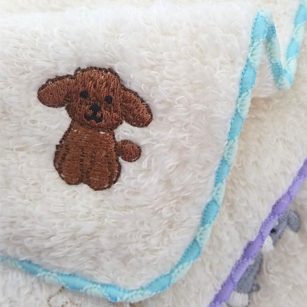 犬のワンポイント刺繍付き 無撚糸パイル ハンドタオル シーズー かわいい タオルハンカチ 白 ふわふわ ミニタオル 吸水性抜群 ギフト Buyee 日本代购平台 产品购物网站大全 Buyee一站式代购 Bot Online