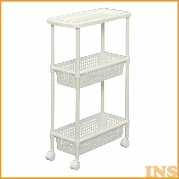 キッチンワゴン キャスター キッチン収納 メタルキッチンワゴン スリム3段 Mkw 3s 幅22 高さ77cm アイリスオーヤマ ラック ベストエクセル 通販 Yahoo ショッピング