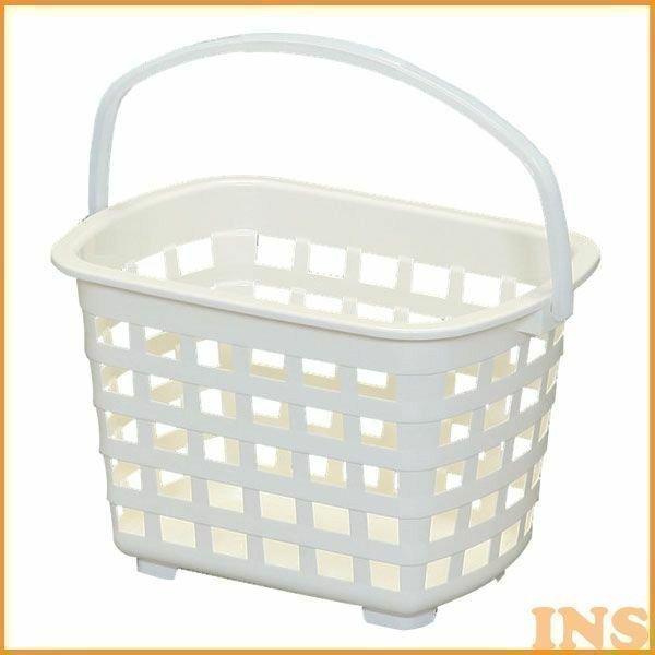 洗濯物の持ち運びに便利な洗濯かごです。・商品サイズ（約）：幅41.6×奥行32×高さ28.5cm・主要材質：ポリプロピレン（検索用：ランドリー・洗濯・日用品・掃除・生活用品・新生活・バスケット・かご・アイリスオーヤマ・ベストエクセル）