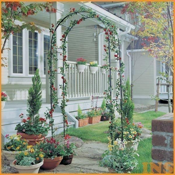 ガーデンアーチ メタルアーチ 高さ190cm Ar 190e バラアーチ ガーデニングアーチ アイリスオーヤマ ベストエクセル 通販 Yahoo ショッピング