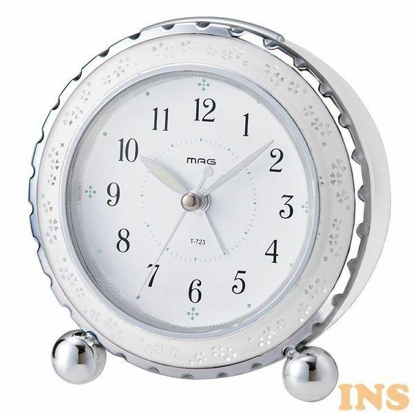 時計 目覚まし時計 非電波 アナログ Mag アルブラン ホワイト T 723 Wh Z D B ベストエクセル 通販 Yahoo ショッピング