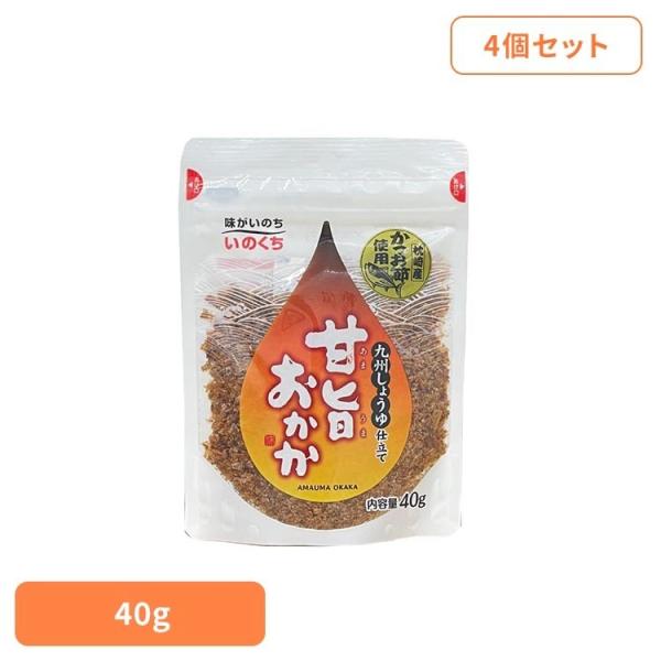 ふりかけ 朝食 お弁当 のり弁 おかか かつお おむすび 九州醤油 井口食品 おにぎり (4個)甘旨おかか いのくち