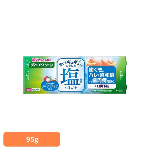 歯磨き はみがき ハミガキ 歯みがき オーラルケア ディープクリーン薬用ハミガキ ひきしめ塩 95ｇ ディープクリーン (B)
