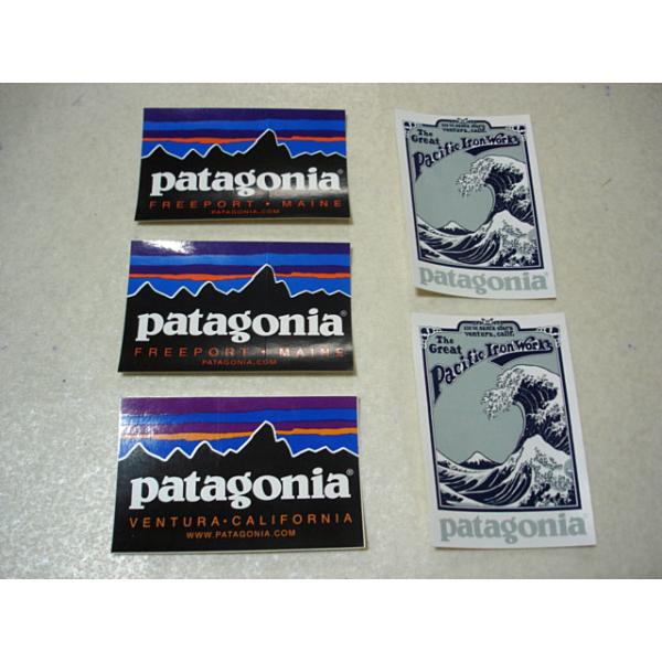 patagonia（パタゴニア） 新品本物 ステッカー 5枚セット 公式 Guinness様正規品新品未使用パタゴニアステッカーカッティング10枚