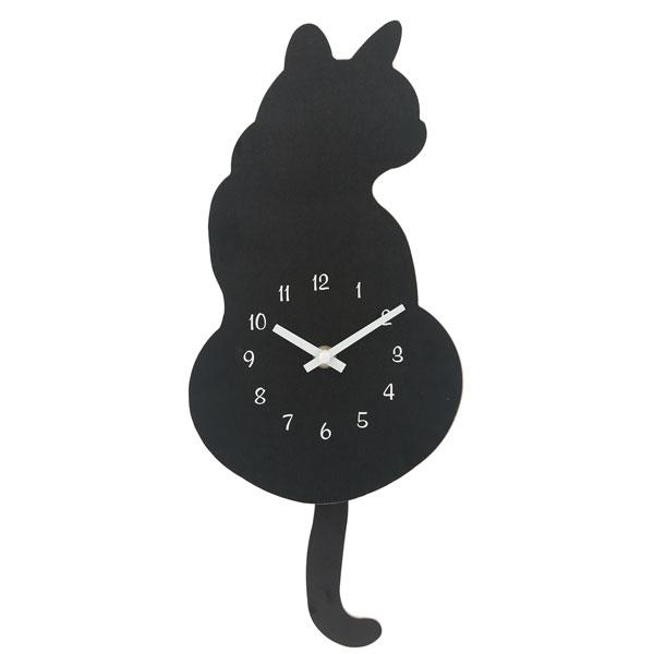 ★猫シルエット アンティーク掛時計 イギリス製★ 不二貿易 振り子掛時計 クロネコ (時計) 価格比較 - 価格.com