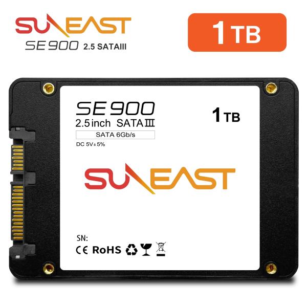 新品SSD 1024GB 内蔵SSD 1TB 2.5インチ SATA3 6Gb/s 3D PS4 SUNEAST サンイースト ssd 換装 SE90025ST-01TB