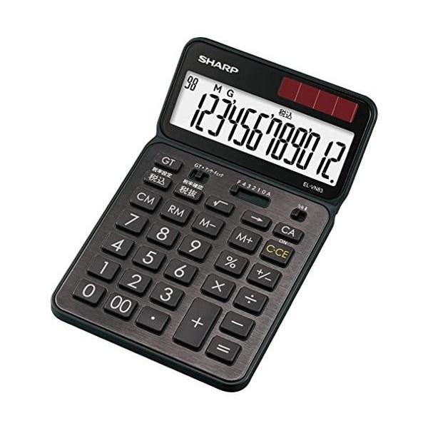 SHARP シャープ EL-VN83-BX 電卓 デザイン電卓プレミアムモデル SHARP シャープ EL-VN83-BX 電卓 デザイン電卓プレミアムモデル