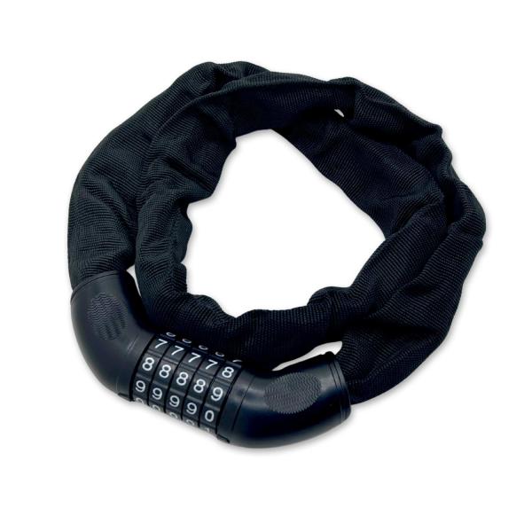 【商品説明】【頑丈な素材・高い耐久性】チェーン内部には直径約4mmの高強度スチールを採用し、外側は耐摩耗性に優れたナイロンで保護しています。長期間安心して使用できる高耐久設計です。【5桁ダイヤル式・100,000通りの組み合わせ】鍵不要の5...