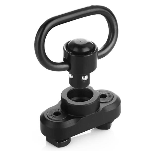 【商品説明】・クイックデタッチ（QD）スイベル付き：中央のプッシュボタンを押すことで、スリングの着脱が迅速かつ容易に行えます。・360度回転可能：スイベルは360度回転し、スリングのねじれを防ぎ、快適な動きをサポートします。・高強度スチール...