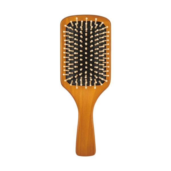 貝印 KQ3138 KQヘアブラシ 姫椿のパドルブラシ ブラウン ヘアブラシ