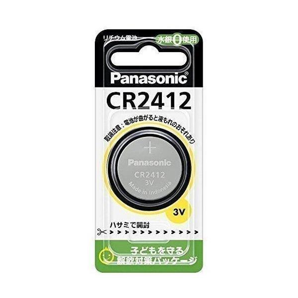 PANASONIC CR2412P パナソニック マイクロコイン型リチウム電池 CR-2412P