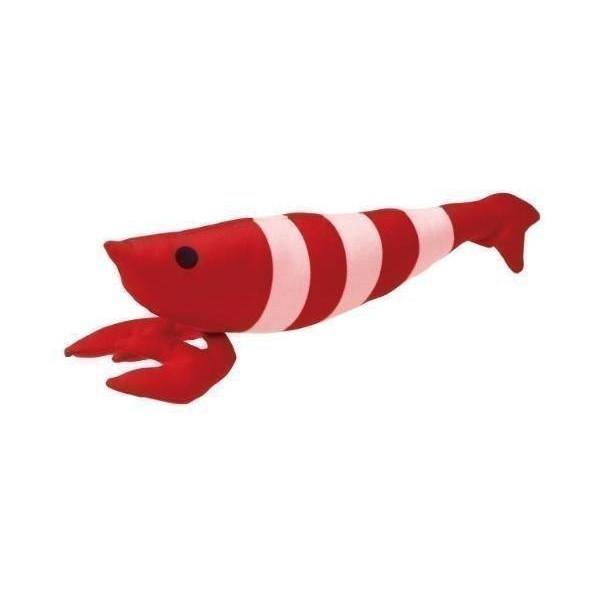 こちらの商品は追跡可能メール便/定形・定形外郵便にて発送します。宅配便ご希望のお客様は「有料宅配便」をご選択ください。ペティオ 猫用おもちゃ けりぐるみ エビ Petio