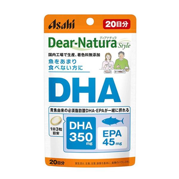 他サイト： アサヒグループ食品 ディアナチュラスタイル DHA 60粒 20日分 サプリ Dear-Naturaの商品画像