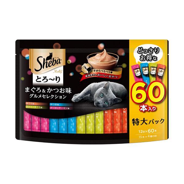 シーバ とろ〜り メルティ まぐろ＆かつお味グルメセレクション 12g×60P