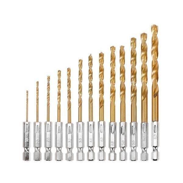 ドリルビット 穴あけ 13本セット DIY 六角軸 インパクト ドリルビット 穴あけ 13本セット DIY 六角軸 インパクト