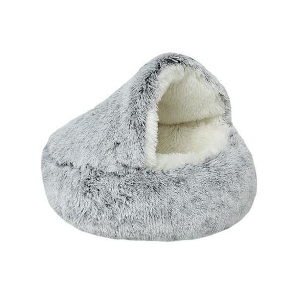 【商品説明】・寝心地抜群なふわふわしたクッションベットです。・裏面には滑り止めが付いています。・温かく快適なので、冬の寒さ対策になります。・入り口を閉じることで、布団のようにペットを包み込むことができます。【商品仕様】カラー グレーサイズ ...