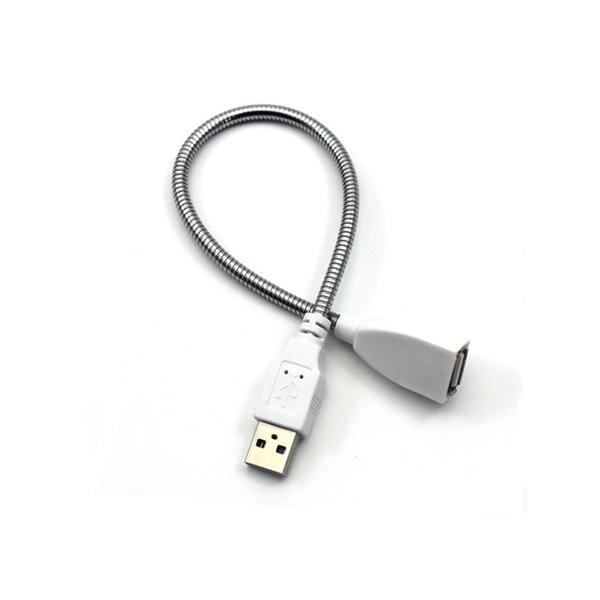 【商品説明】・自由な形に曲げて使用できるフレキシブルUSBケーブルです。・USBコネクタの延長やUSBライトなどに使用できます。・ちょっとだけ延長したいときなどに役立ちます。・曲げた状態を維持することができます。【商品仕様】カラー ホワイト