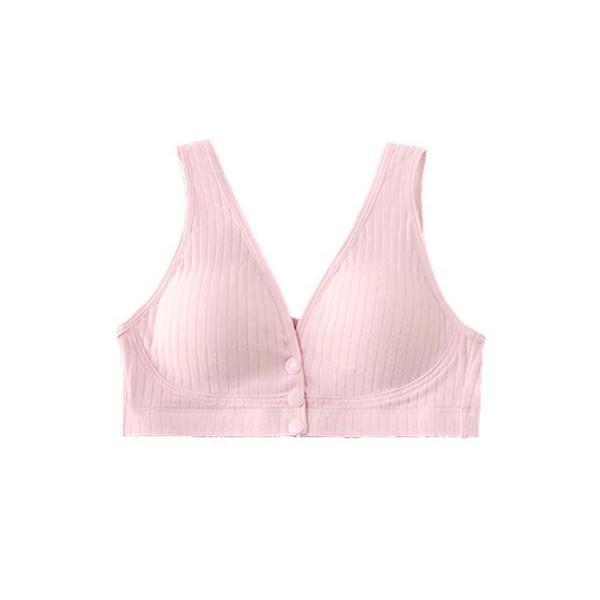 【商品説明】・フロントボタンタイプの授乳ブラジャーです。・伸縮性がいいので締め付けず快適な付け心地です。・肌に触れる部分は敏感な肌にも優しいコットン製です。・取り外し可能なパッド付です。・授乳が終わった後もナイトブラとして使用することができ...
