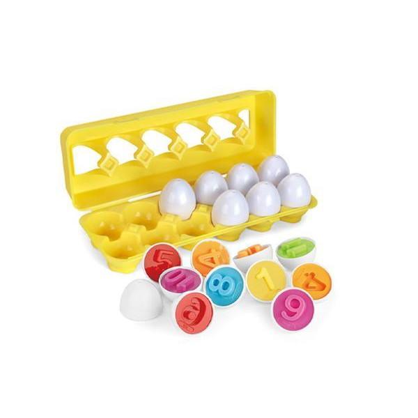 マッチングエッグ 数字 おもちゃ パズル 知育玩具 イースター 幼児