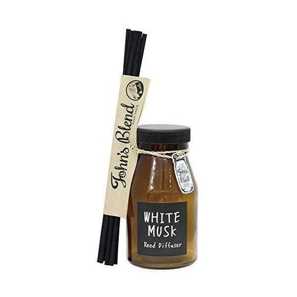 こちらの商品は追跡可能メール便/定形・定形外郵便にて発送します。宅配便ご希望のお客様は「有料宅配便」をご選択ください。2個セット ノルコーポレーション ホワイトムスク JohnsBlend ReedDiffuser