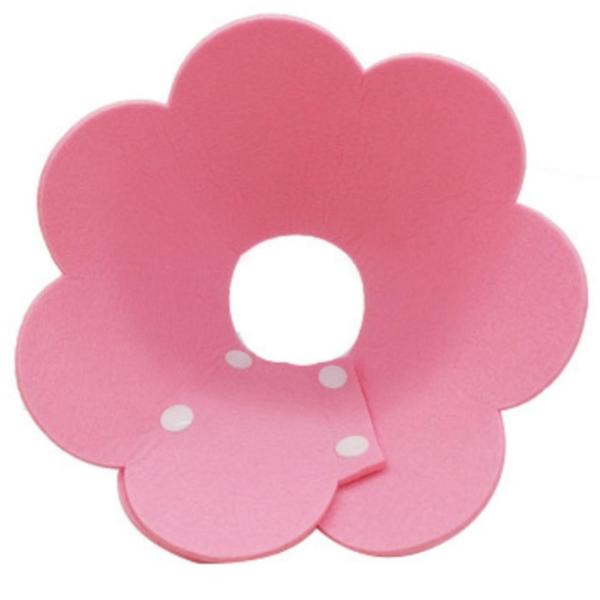 こちらの商品は追跡可能メール便/定形・定形外郵便にて発送します。宅配便ご希望のお客様は「有料宅配便」をご選択ください。【商品説明】・かわいい花のデザインのソフトエリザベスカラーです。・柔らかい素材でペットの肌に優しくなっています。・ボタン式...