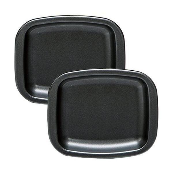 こちらの商品は追跡可能メール便/定形・定形外郵便にて発送します。宅配便ご希望のお客様は「有料宅配便」をご選択ください。2個セット 高木金属  FW-PS ブラック プレート オーブントースター用 フッ素加工 14.7×12.2cm