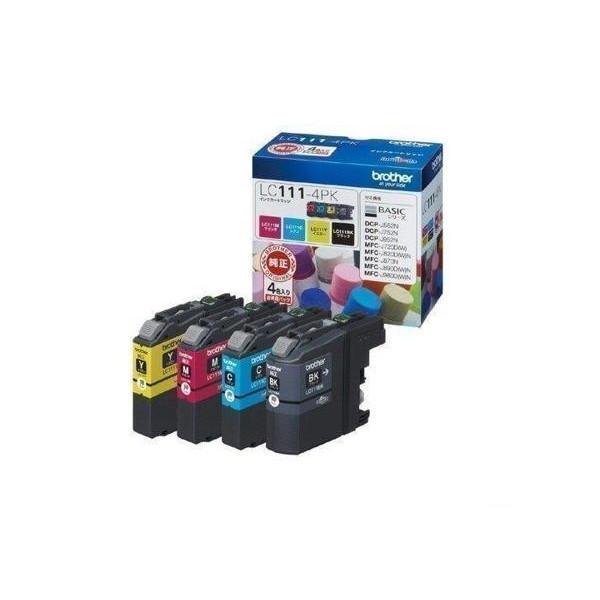 ブラザー工業 2個セット brother LC111-4PK 純正インク
