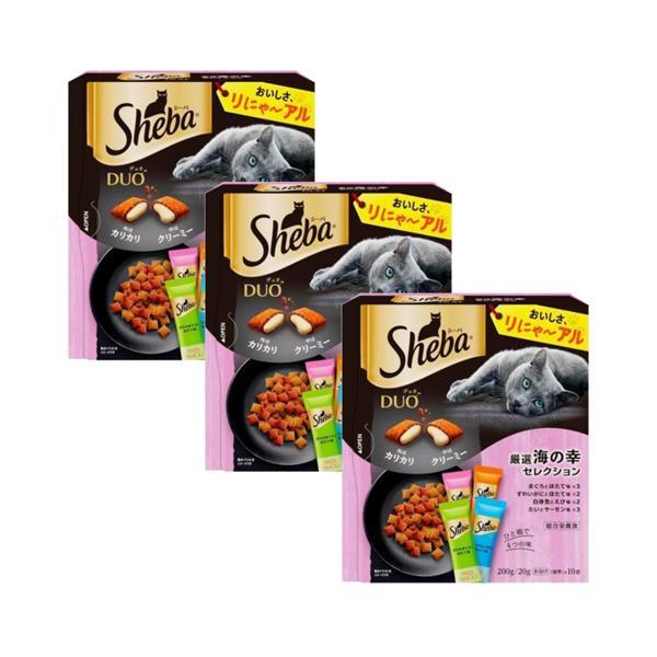 MARS 3個セット シーバデュオ 厳選海の幸セレクション 200g (20g×10 