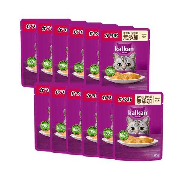 103袋セット　カルカン パウチ 猫用ウェットフード 大量まとめ売り MARS 12個セット カルカン パウチ やわらかパテ かつお 着色料・発色剤