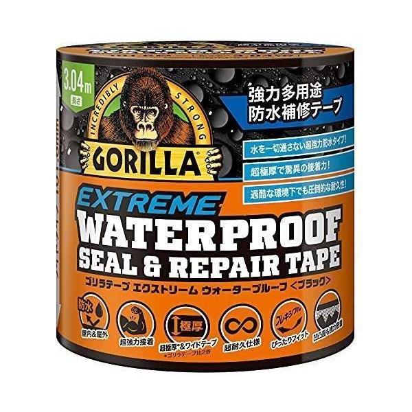KURE 1782 ブラック ゴリラテープ エクストリーム ウォータープルーフ  幅101.6mm×長さ3.04m