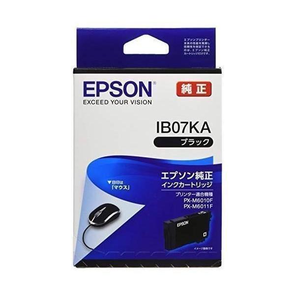 エプソン 2個セット IB07KA インクカートリッジ ブラック 標準