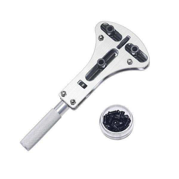 【商品説明】・大型腕時計の裏蓋もカンタン開閉。・大型腕時計の電池交換に便利な、裏蓋開閉オープナーです。・開閉幅：最大約53mm・ビット数：18個