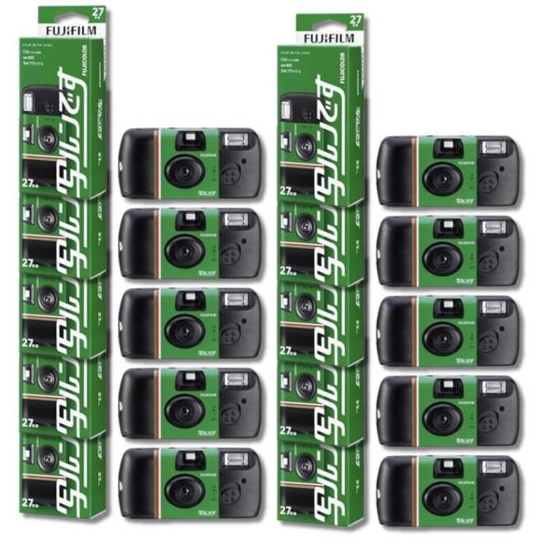 10個セット 富士フイルム LF JDV1 SP FL 27SH 1 フジカラー 写ルンです 27枚撮り レンズ付フィルム 使い捨てカメラ FUJIFILM