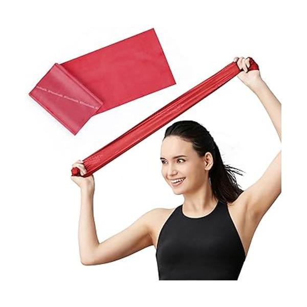 他サイト： ディーアンドエム セラバンド TBE-2 赤 初心者向け 1m 強度レベル0 レッド マニュアル付 レーニングバンド D&amp;Mの商品画像