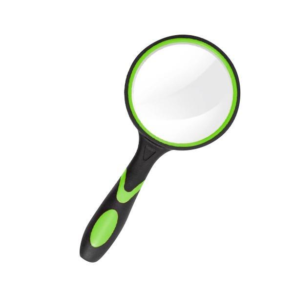 【商品説明】・大きなレンズ(直径110mm)なので見やすく便利です。・手持ちタイプで使いやすいです。・軽量で持ちやすいデザインのため、疲れにくく子どもから高齢者まで安心して使えます。【商品仕様】・カラー グリーン×ブラック