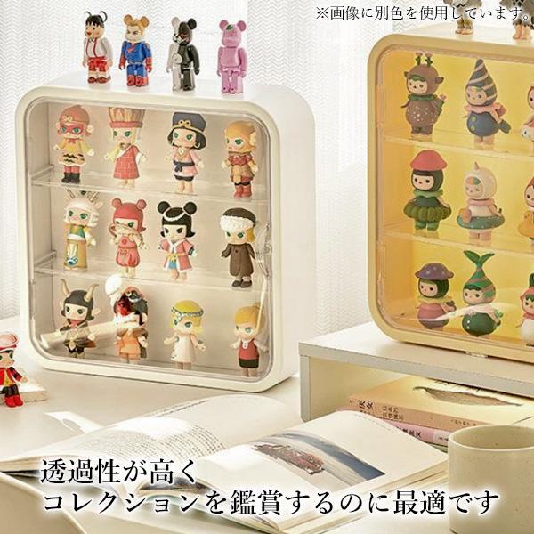コレクションケース 大型 アクリル ケース 壁掛け ホワイト フィギュ