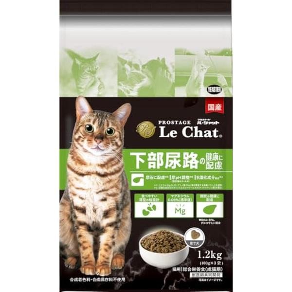 他サイト： イースター プロステージ ル・シャット 猫用 下部尿路の健康に配慮 1.2kg（400g×3）の商品画像