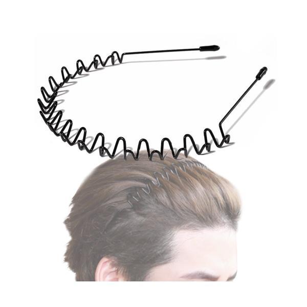 【商品説明】・男女兼用でお使いいただけるカチューシャです。・カラーがブラックでシンプルなデザインなので目立ちすぎないようになっています。・フリーサイズで伸縮性があるので、頭のフィットしやすくなっています。【商品仕様】カラー ブラック素材 ス...