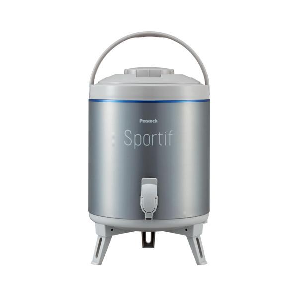 他サイト： ピーコック INC-80 SL キーパー 広口タイプ  8.1L ウォータージャグ  保冷 保温 大容量 シルバー レジャー アウトドアの商品画像