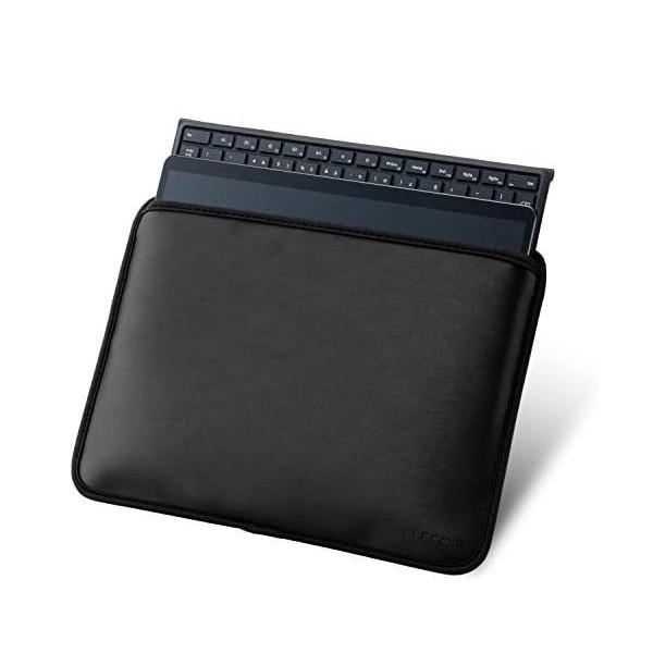 他サイト： エレコム Surface Pro8 ProX ケース PCケース セミハードポーチ スリーブ 耐衝撃 ペンホルダ付 ブラック TB-MSP8SHPBKの商品画像