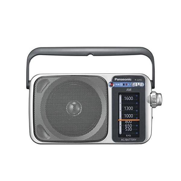 パナソニック AM1バンドラジオ(シルバー) R-2255-S Panasonic パナソニック AM1バンドラジオ(シルバー) R-2255-S