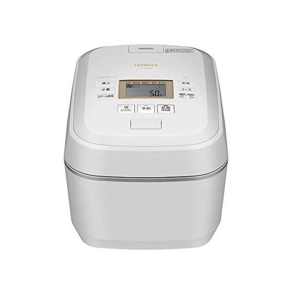 日立 炊飯器 5.5合 圧力&スチームIH ふっくら御膳 RZ-V100FM W 