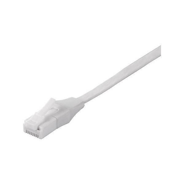 他サイト： BUFFALO ツメの折れないLANケーブル カテゴリー6 ストレート フラット 1.5m ホワイト BSLS6FU15WH2の商品画像