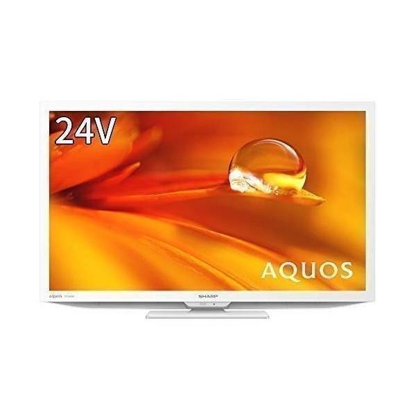 シャープ LED 液晶テレビ 24V型 ホワイト 外付けHDD対応 シャープ LED 液晶テレビ 24V型 ホワイト 外付けHDD対応 - メルカリ