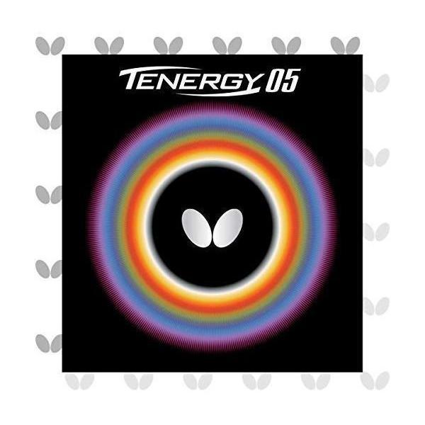 バタフライ(BUTTERFLY) テナジー05 TENERGY05卓球ラケット用 裏ソフトラバー レッド/ブラック    [M便 1/4]